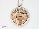 Photo Engraved Tree Ornament