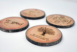 Live-Edge Coasters