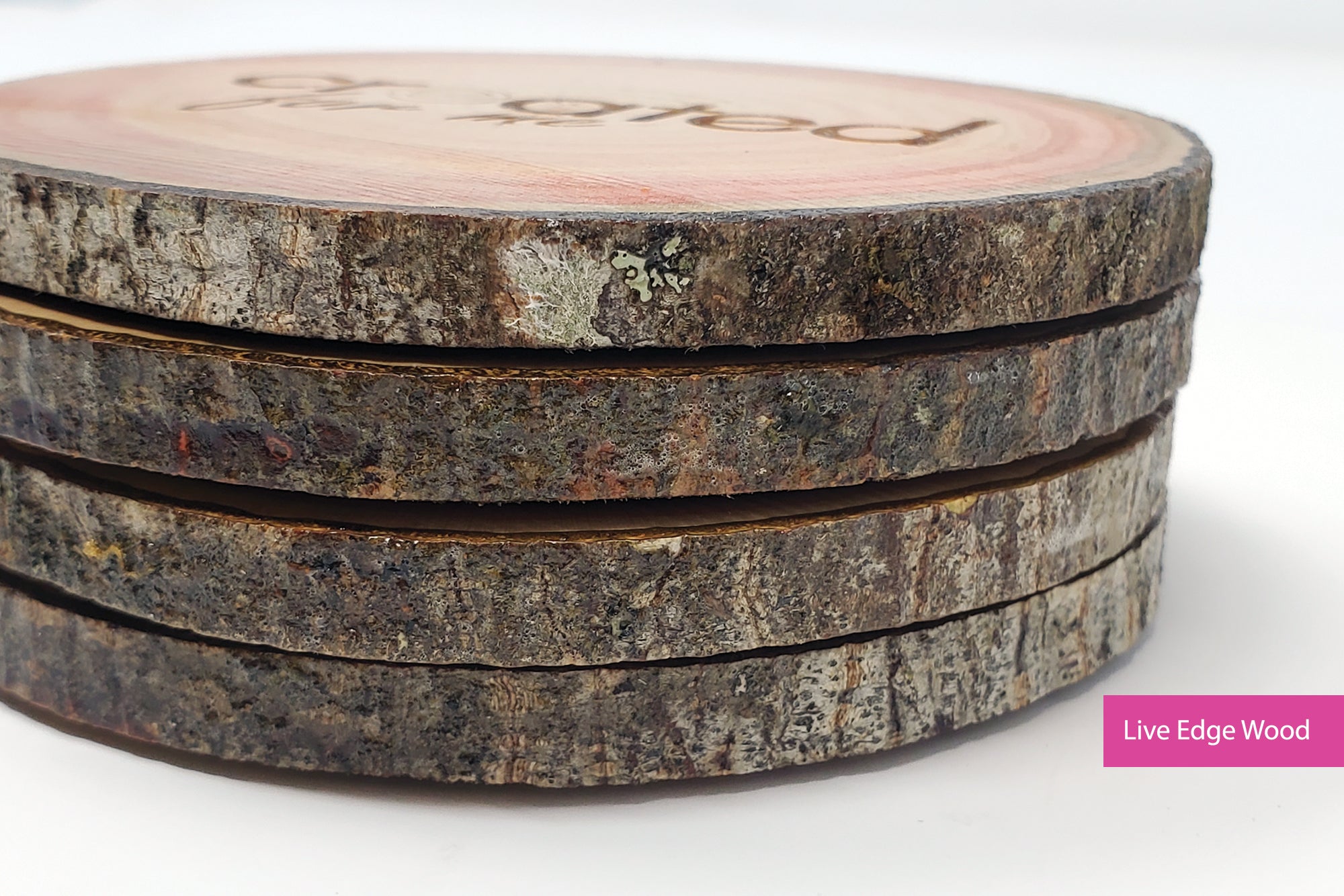 Live-Edge Coasters