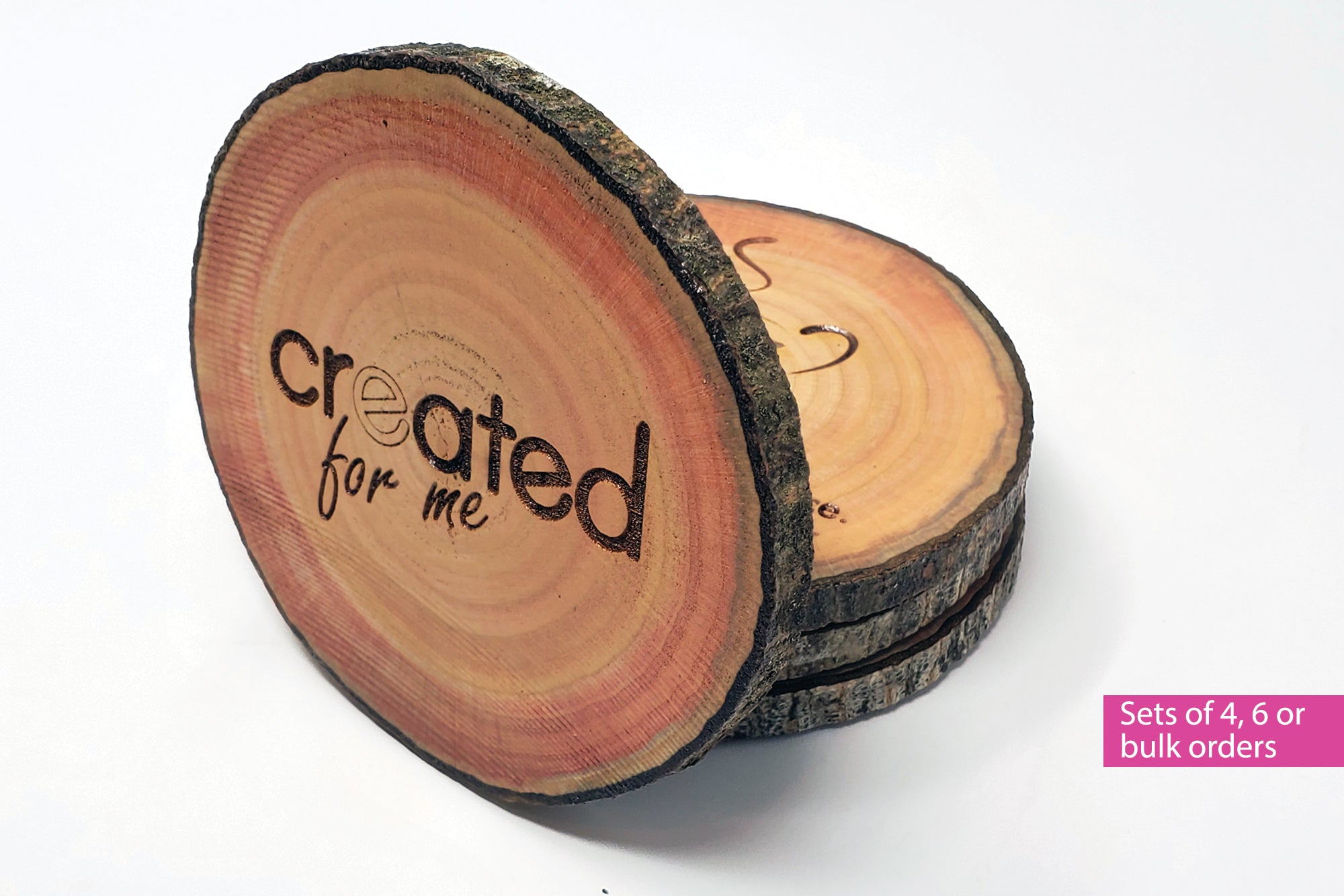 Live-Edge Coasters