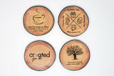 Live-Edge Coasters