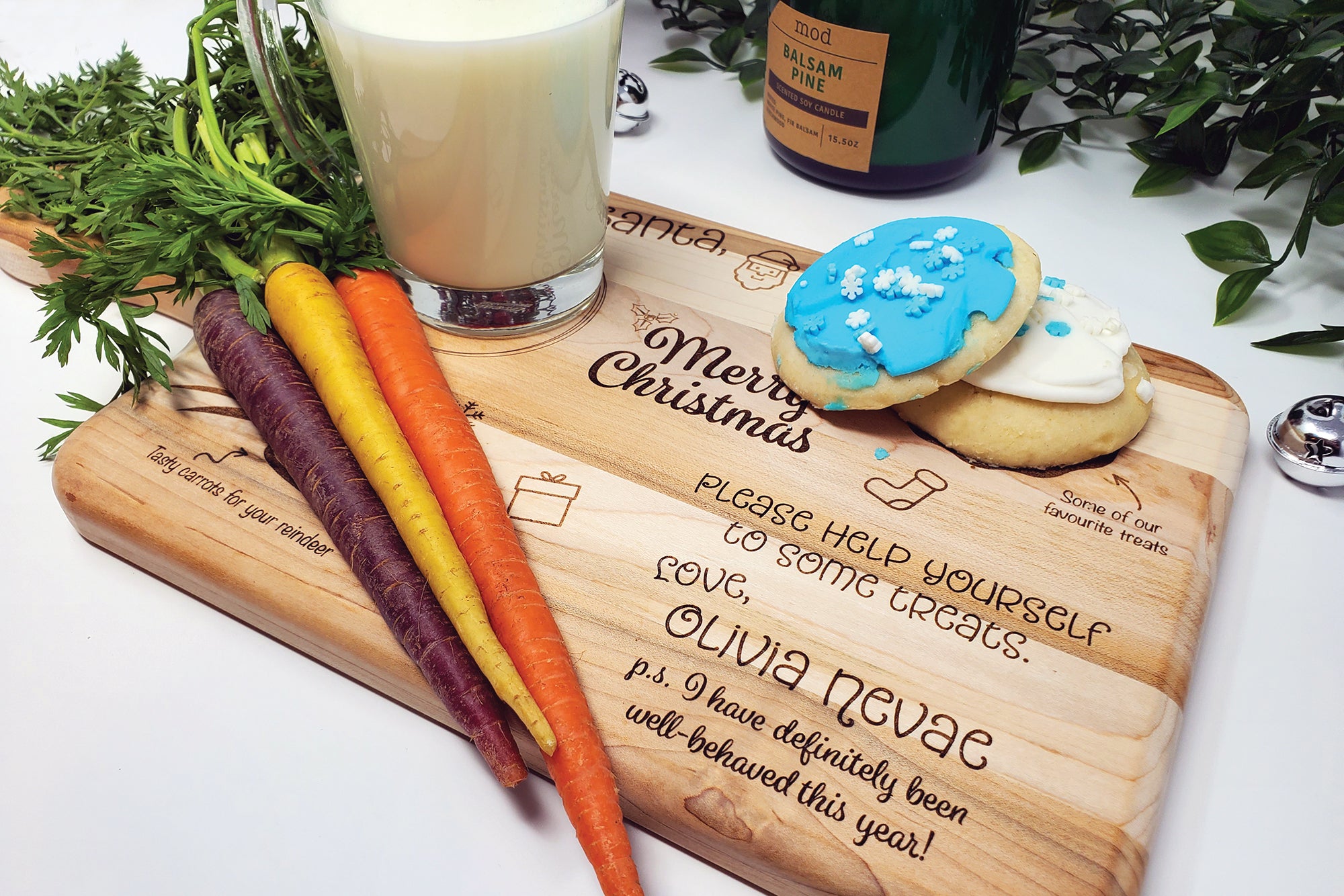 Christmas Eve Treat Board For Santa