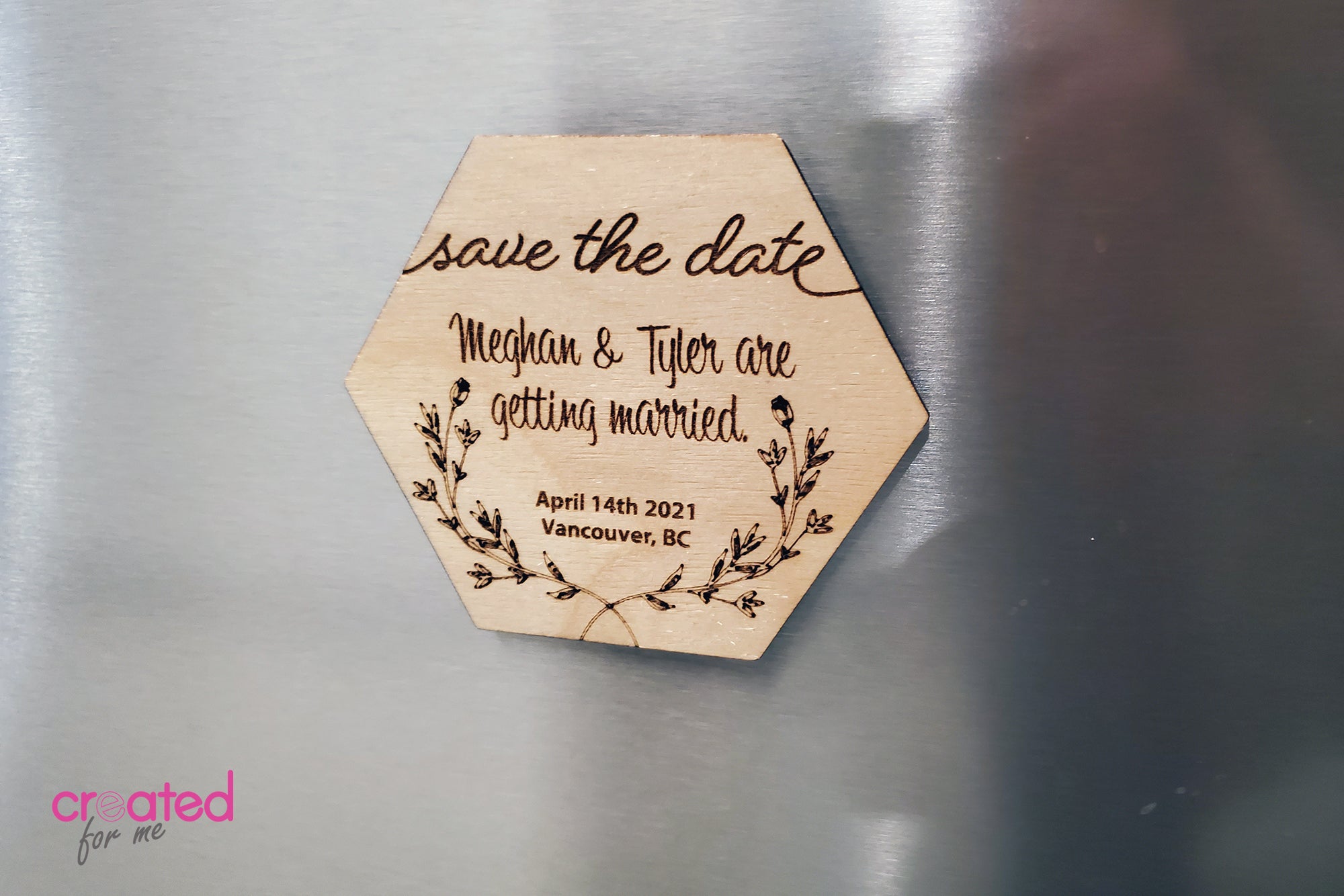 Save The Date Fridge Magnet