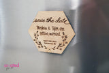 Save The Date Fridge Magnet