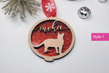 Cat Christmas Tree Ornament