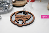 Cat Christmas Tree Ornament