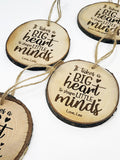 Live-Edge Teacher Ornament