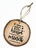 Live-Edge Teacher Ornament