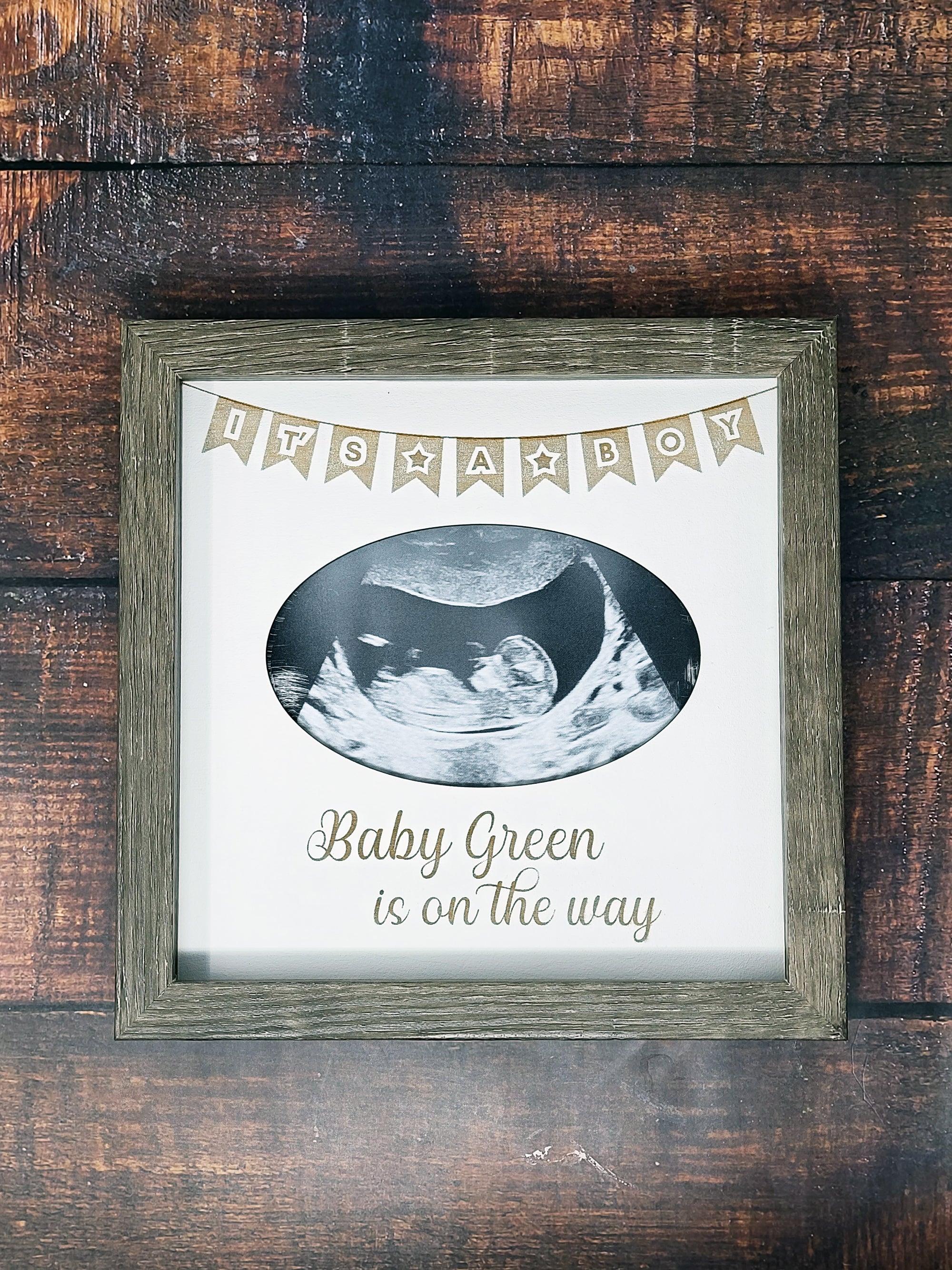 Baby on the Way Shadow Box