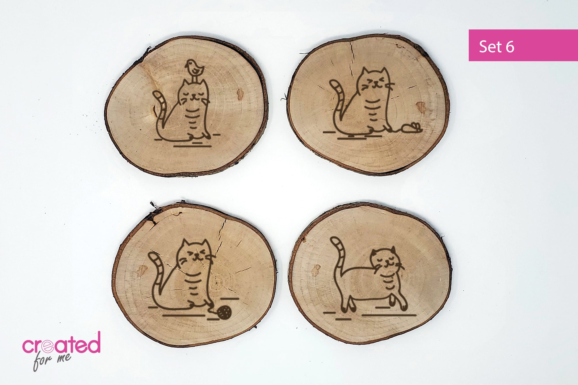 Cat-Themed Coasters